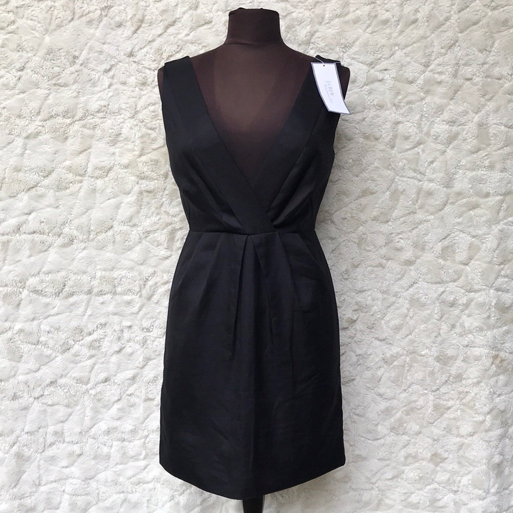NWT J.Crew Black Aveline  Dress Sz2
